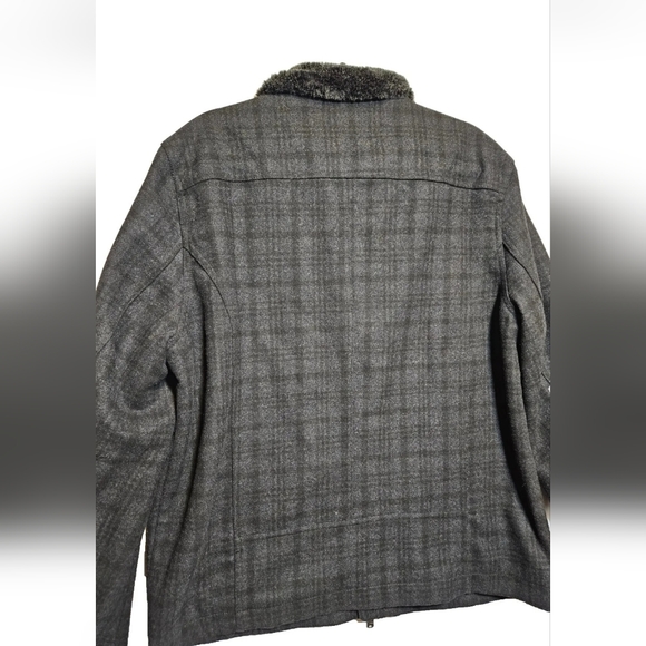Marc Anthony Men’s Wool Plaid Jacket Coat XL - Picture 8 of 16